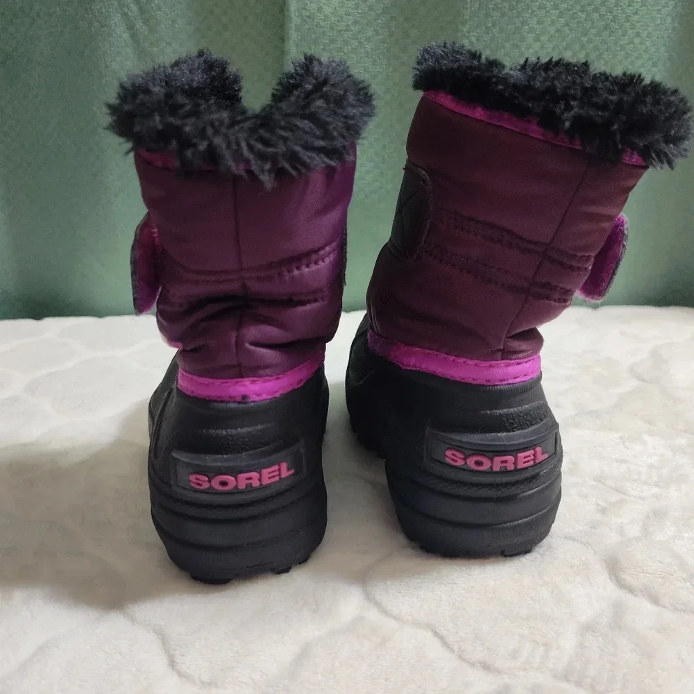 Sorel Kids Snow Commander Insulated Waterproof Boot Size 5